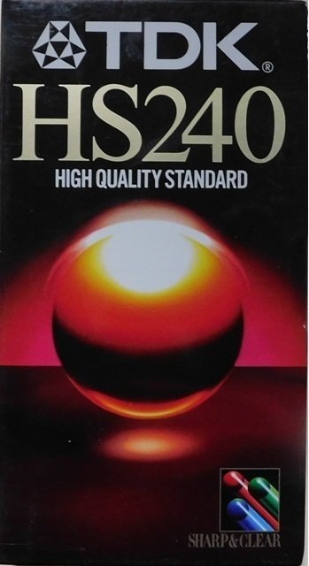 VHS-Videokassette TDK HS240 Leerkassette