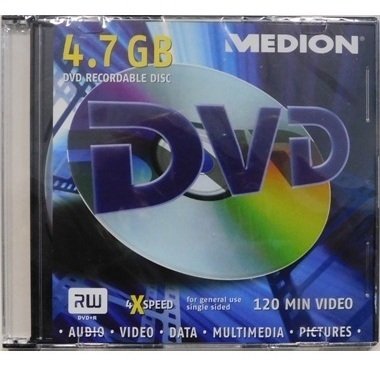 Medion Rohlinge DVD RW 4,7GB 4x NEU und OVP