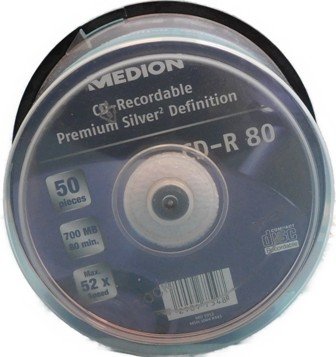 Medion Rohlinge CD-R 80  700 MB 52 x Speed NEU