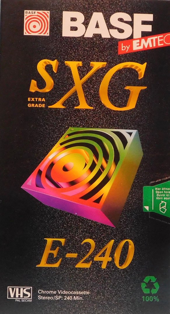 VHS-Videokassette BASF E-240 Leerkassette