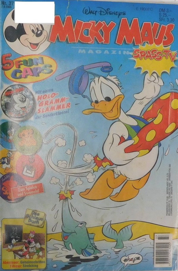 Disney Micky Maus Heft Jahrgang 1995 Nr.: 37 gebraucht