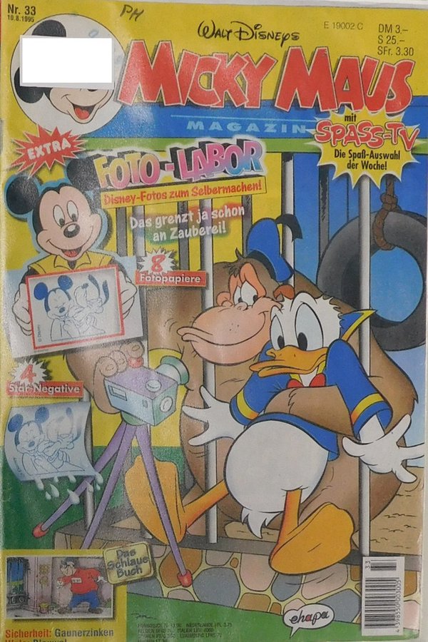 Disney Micky Maus Heft Jahrgang 1995 Nr.: 33 gebraucht