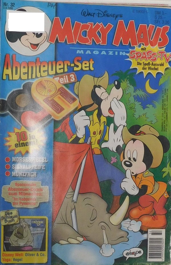 Disney Micky Maus Heft Jahrgang 1995 Nr.: 32 gebraucht