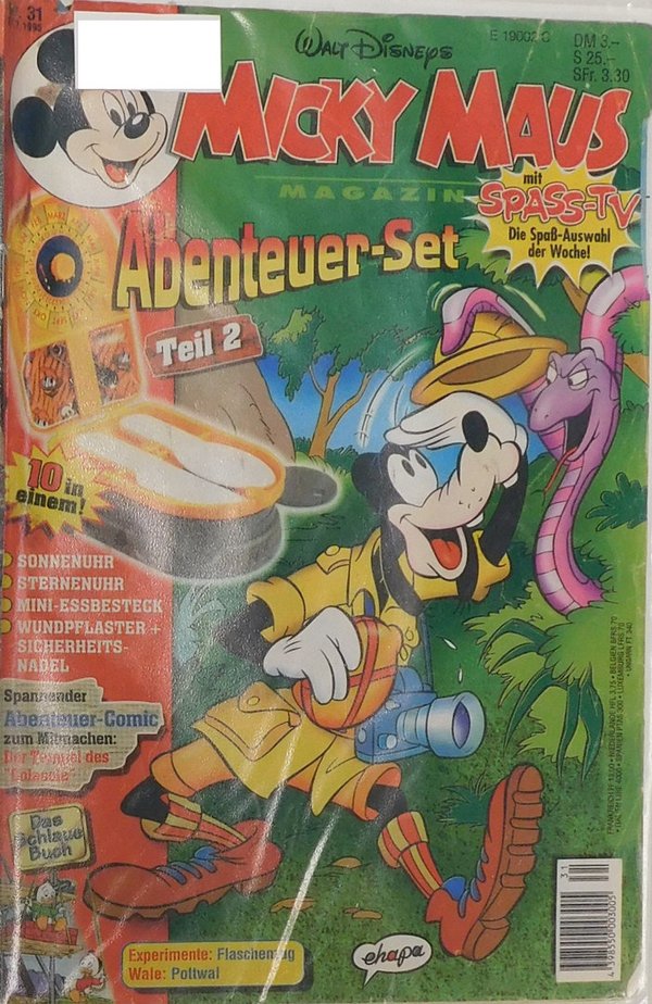 Disney Micky Maus Heft Jahrgang 1995 Nr.: 31 gebraucht