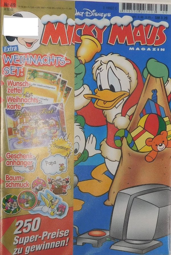 Disney Micky Maus Heft Jahrgang 1998 Nr.: 49 gebraucht