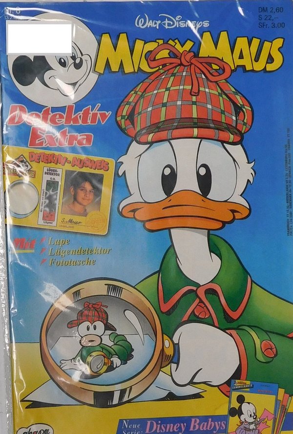 Disney Micky Maus Heft Jahrgang 1992 Nr.: 8 gebraucht