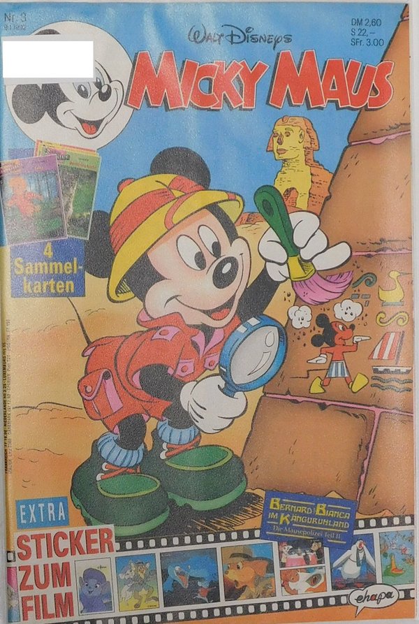 Disney Micky Maus Heft Jahrgang 1992 Nr.: 3 gebraucht