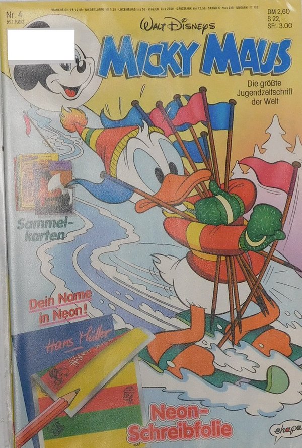 Disney Micky Maus Heft Jahrgang 1992 Nr.: 4 gebraucht