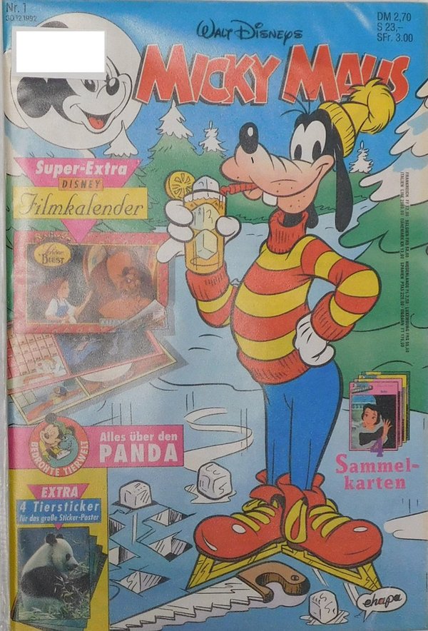 Disney Micky Maus Heft Jahrgang 1993 Nr.: 1 gebraucht