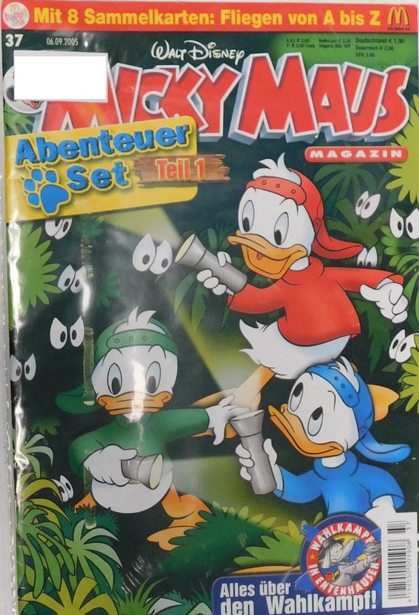 Disney Micky Maus Heft Jahrgang 2005 Nr.: 37 gebraucht
