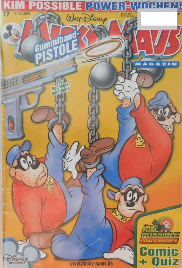 Disney Micky Maus Heft Jahrgang 2007 Nr.: 17 gebraucht