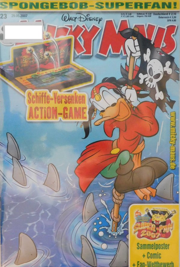 Disney Micky Maus Heft Jahrgang 2007 Nr.: 23 gebraucht