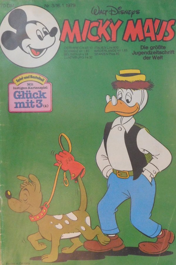 Disney Micky Maus Heft Jahrgang 1979 Nr.: 3 gebraucht