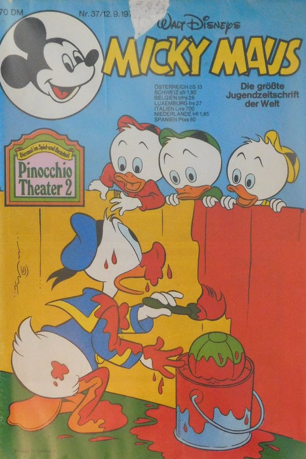 Disney Micky Maus Heft Jahrgang 1979 Nr.: 37 gebraucht