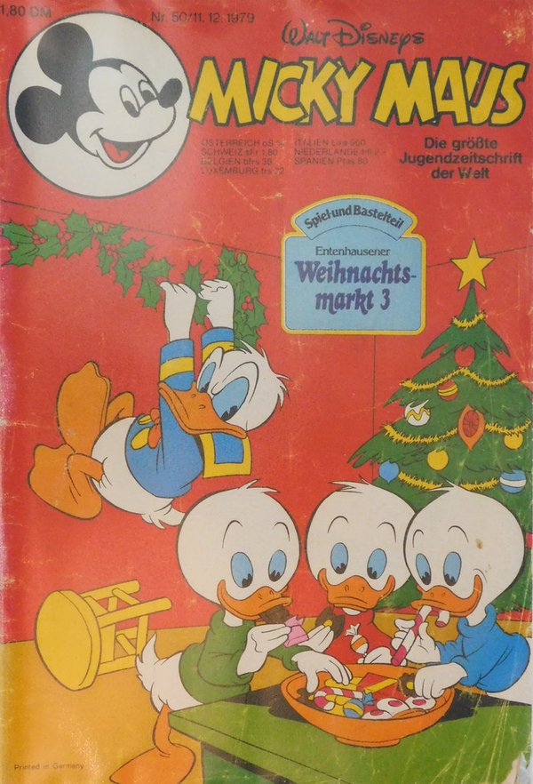 Disney Micky Maus Heft Jahrgang 1979 Nr.: 50 gebraucht