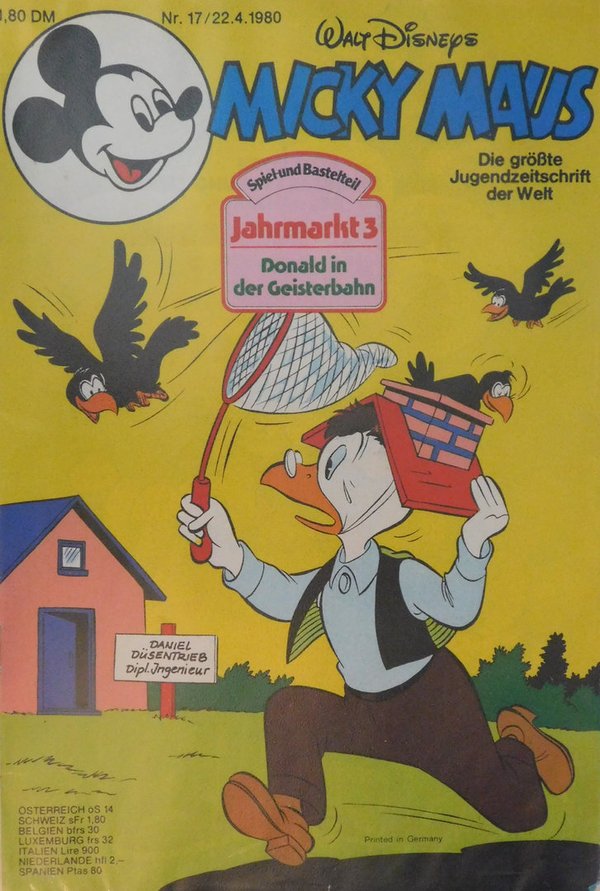 Disney Micky Maus Heft Jahrgang 1980 Nr.: 17 gebraucht