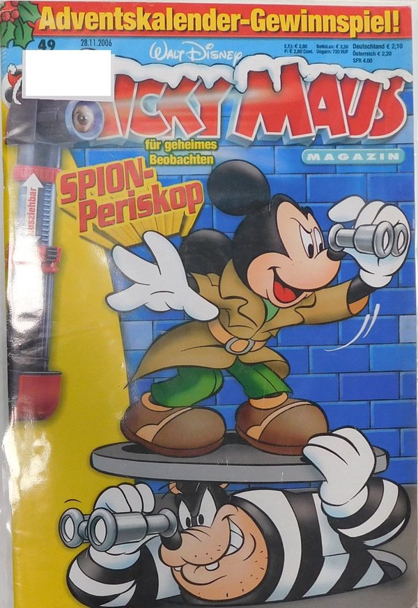Disney Micky Maus Heft Jahrgang 2006 Nr.: 49 gebraucht