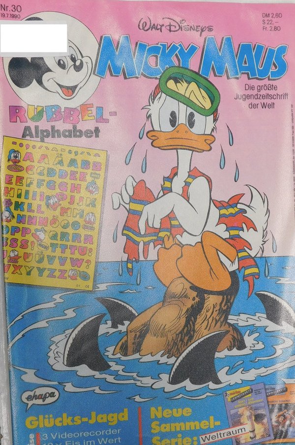 Disney Micky Maus Heft Jahrgang 1990 Nr.: 30 gebraucht