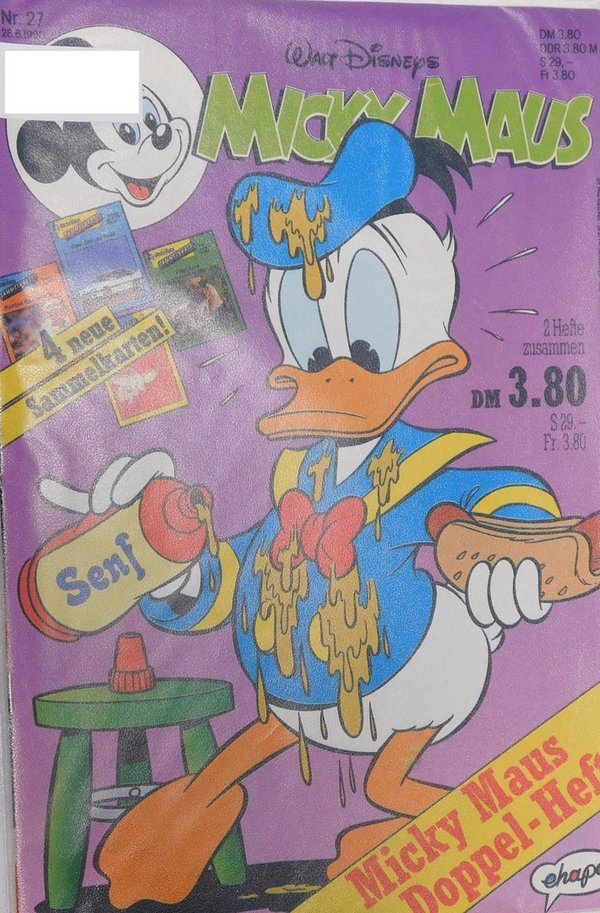 Disney Micky Maus Heft Jahrgang 1990 Nr.: 27 gebraucht