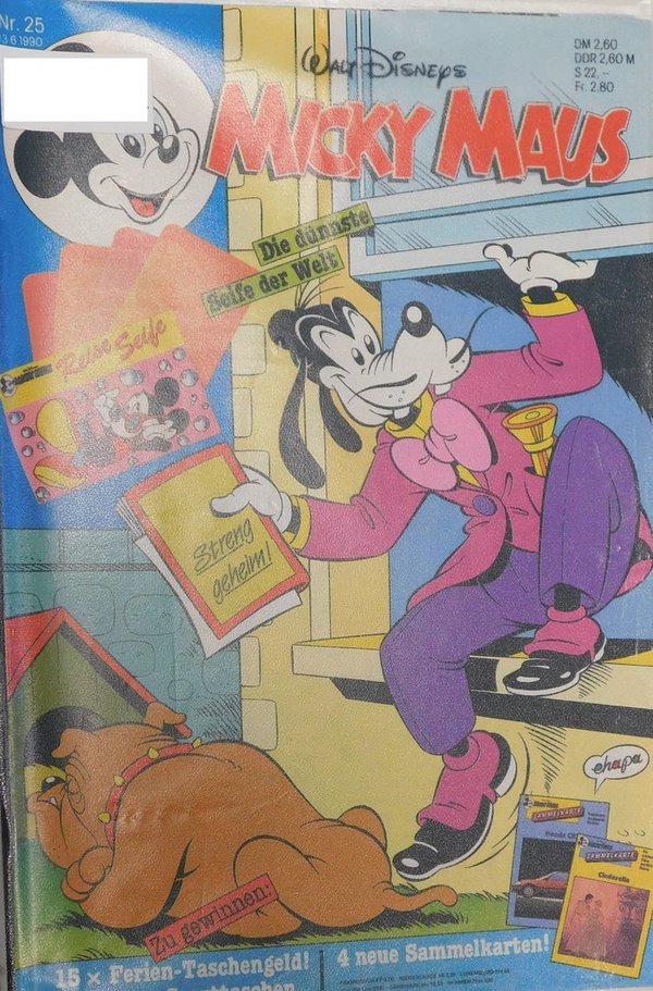 Disney Micky Maus Heft Jahrgang 1990 Nr.: 25 gebraucht