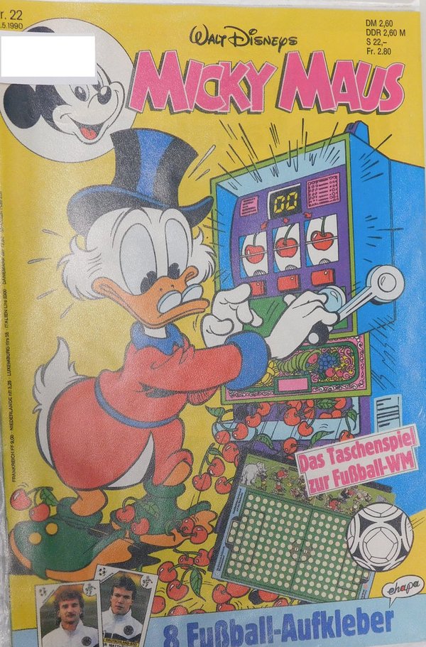 Disney Micky Maus Heft Jahrgang 1990 Nr.: 22 gebraucht