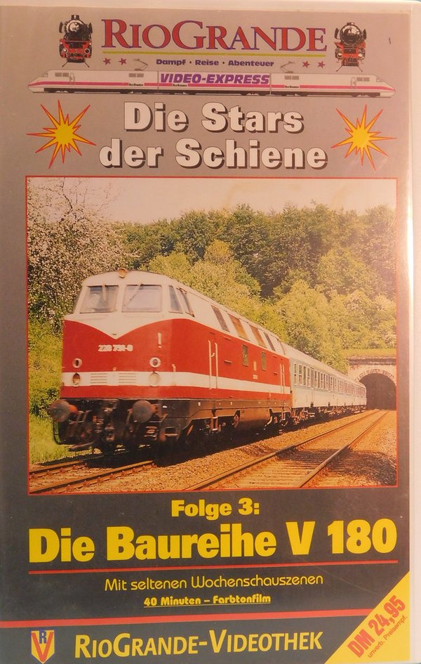 VHS Eisenbahn "Die Stars der Schiene" Folge 3