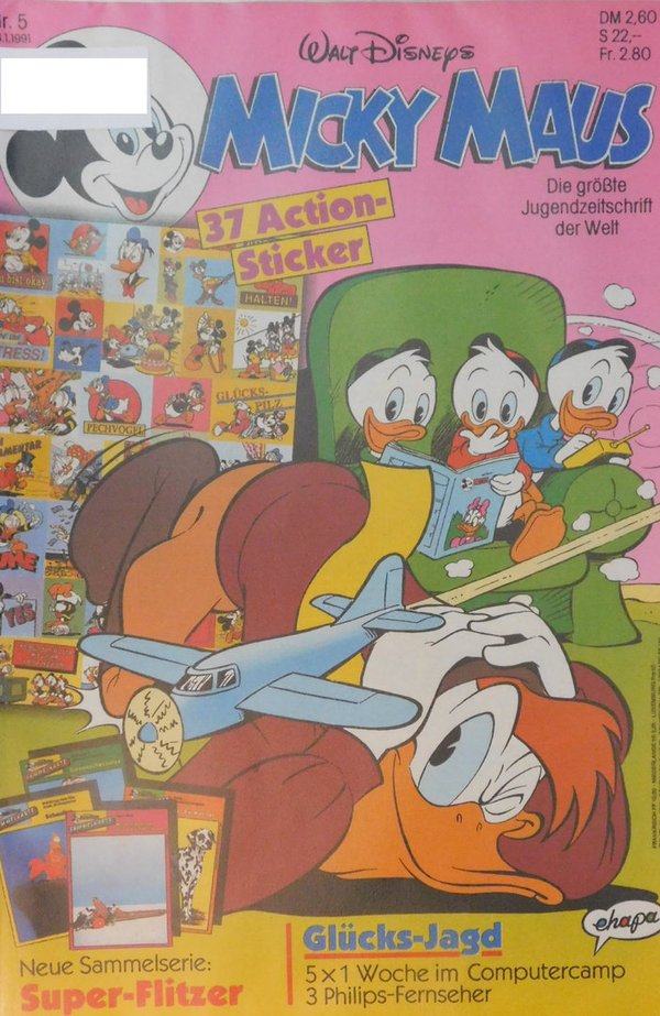 Disney Micky Maus Heft Jahrgang 1991 Nr.: 5 gebraucht