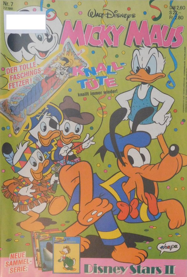 Disney Micky Maus Heft Jahrgang 1991 Nr.: 7 gebraucht