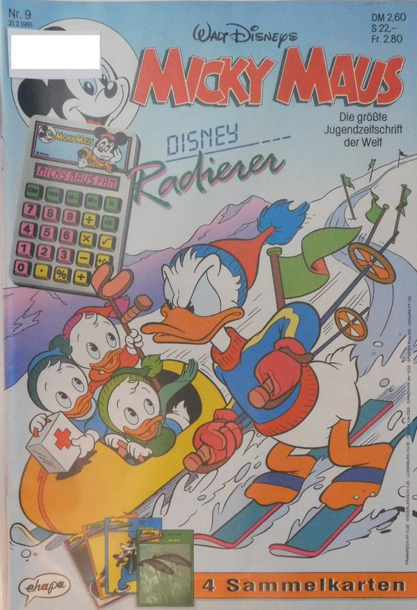 Disney Micky Maus Heft Jahrgang 1991 Nr.: 9 gebraucht