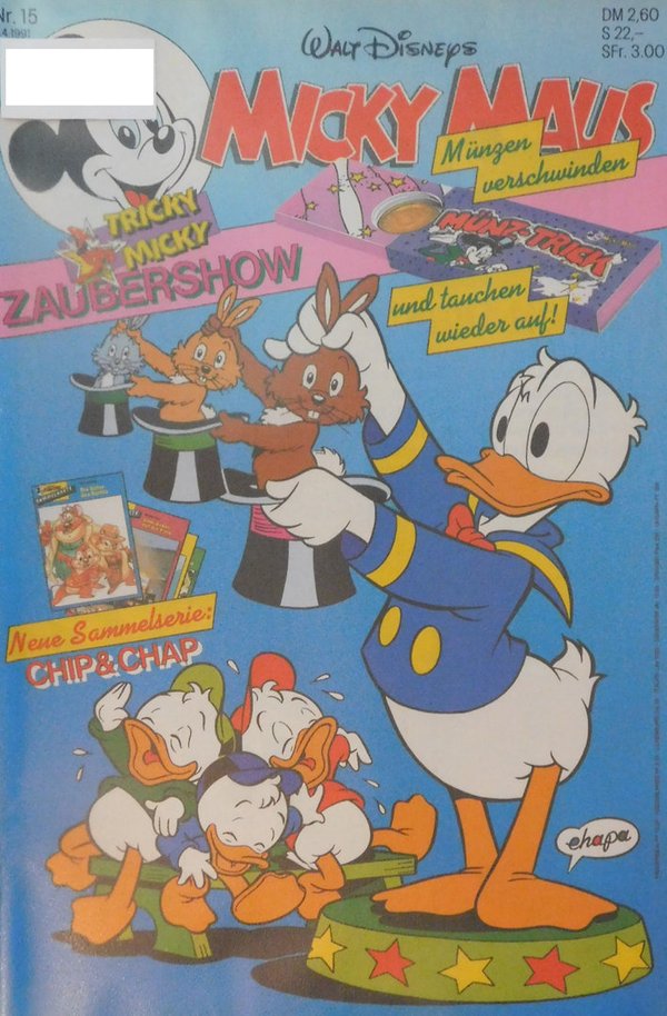 Disney Micky Maus Heft Jahrgang 1991 Nr.: 15 gebraucht