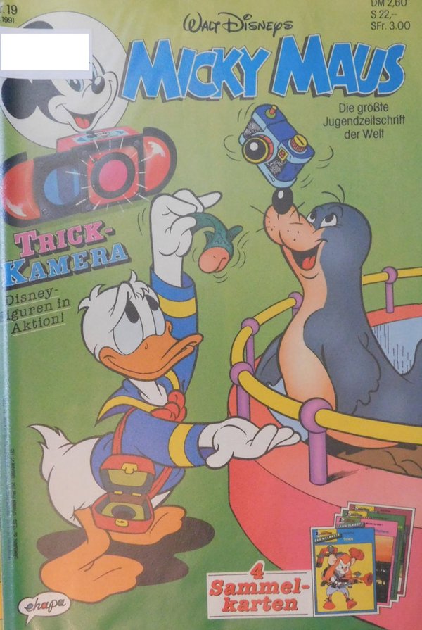 Disney Micky Maus Heft Jahrgang 1991 Nr.: 19 gebraucht