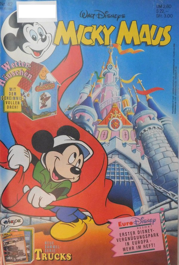 Disney Micky Maus Heft Jahrgang 1991 Nr.: 42 gebraucht