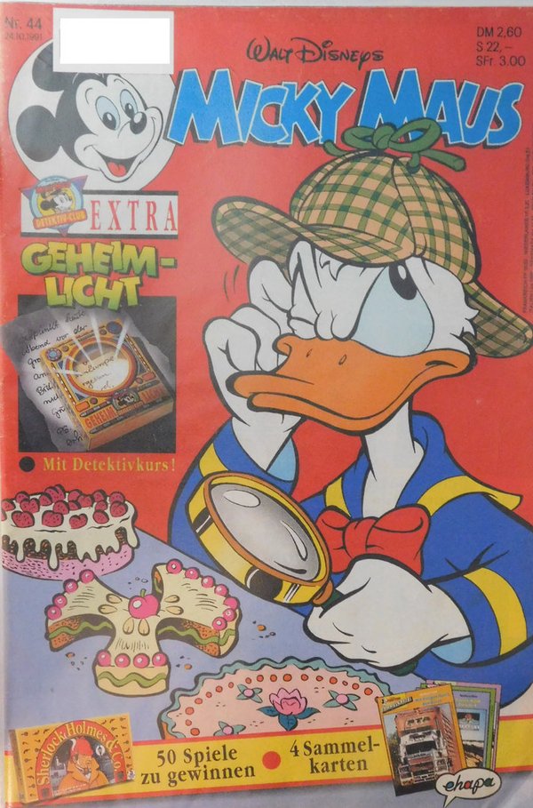 Disney Micky Maus Heft Jahrgang 1991 Nr.: 44 gebraucht