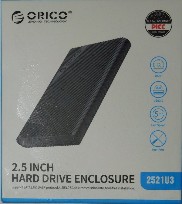 Hard Drive Enclosure 2.5 Inch