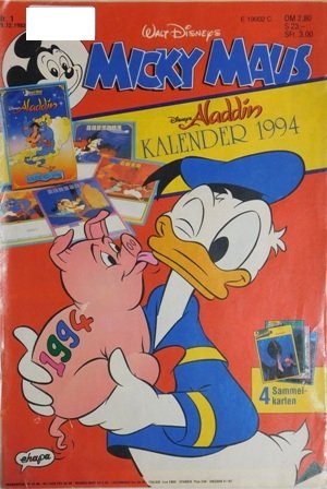 Disney Micky Maus Heft Jahrgang 1994 Nr.: 1 gebraucht