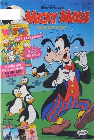 Disney Micky Maus Heft Jahrgang 1994 Nr.: 12 gebraucht