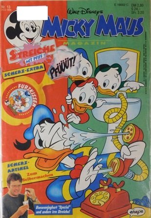 Disney Micky Maus Heft Jahrgang 1994 Nr.: 13 gebraucht