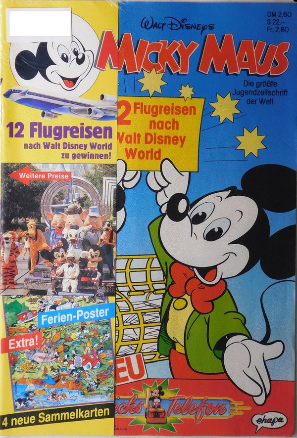 Disney Micky Maus Heft Jahrgang 1990 Nr.: 35 gebraucht