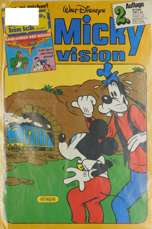 Disney Micky Vision Heft Jahrgang 1985 Nr.: 6 gebraucht