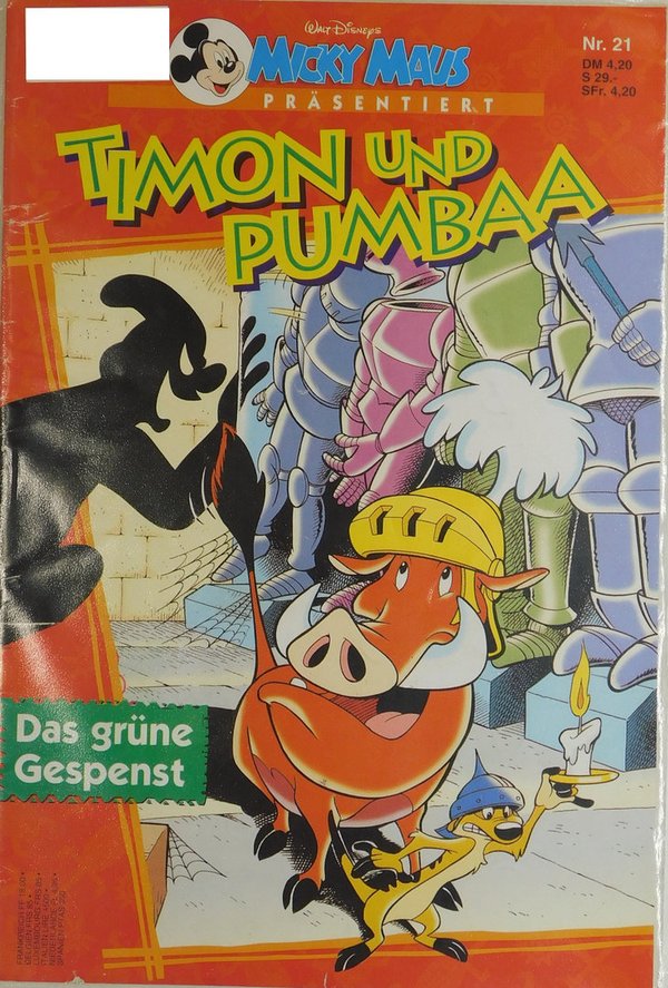 Disney Micky Maus präsentiert Nr. 21 - Timon und Pumbaa  gebraucht