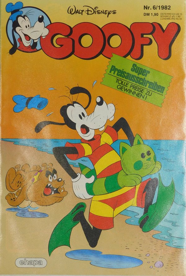 Disney Goofy Heft Jahrgang 1982 Nr.: 6 gebraucht