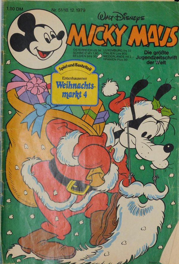 Disney Micky Maus Heft Jahrgang 1979 Nr.: 51 gebraucht