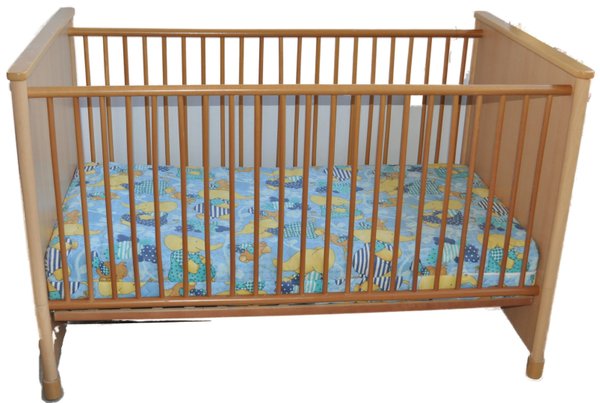 Baby Kombi Kinderbett mit Lattenrost und Matratze gebraucht