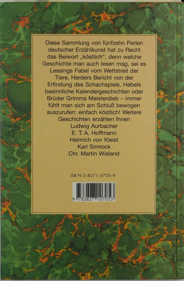 Köstliche Kurzgeschichten - Perlen deutscher Erzählkunst (Grossdruck)