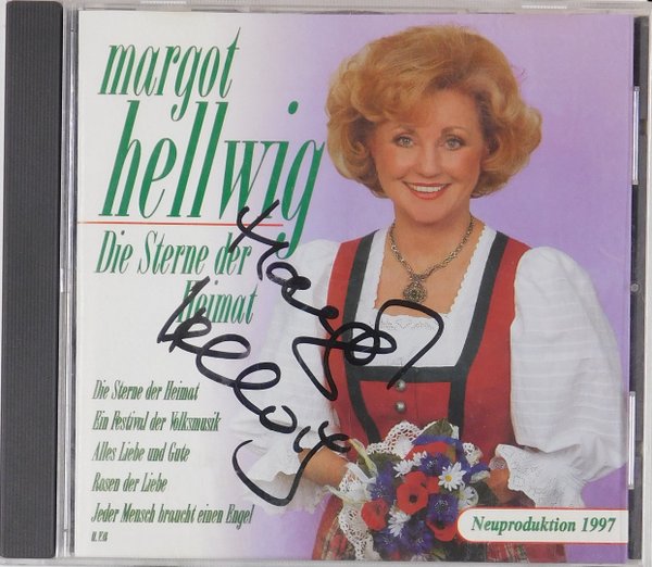 CD Margot Hellwig mit Unterschrift