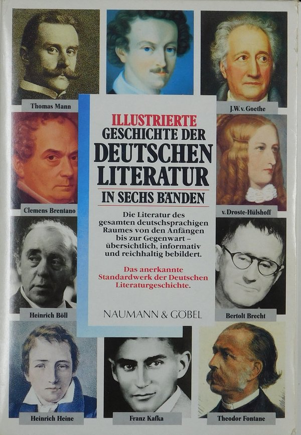Illustrierte Geschichte der deutschen Literatur, Band 1-6 im Schuber